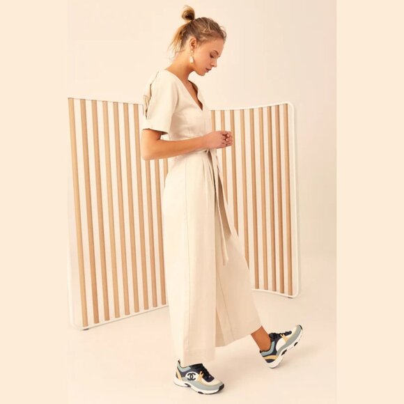 C/MEO COLLECTIVE White Essentials Jumpsuit Size XS 41007 - Picture 3 of 14